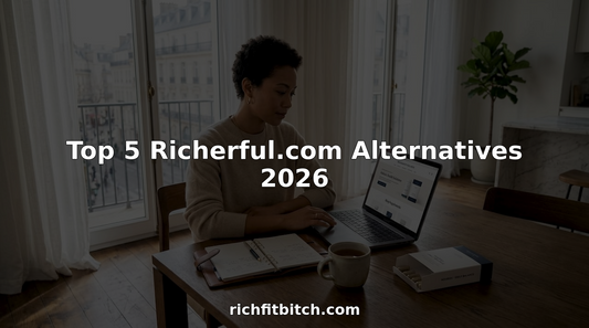 Woman compares wellness brands online