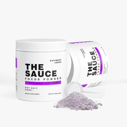 Business Jerks The Sauce Focus Powder - Go-To-Market Sour Grape