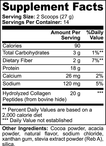 COLLAGEN PEPTIDES - CHOCOLATE