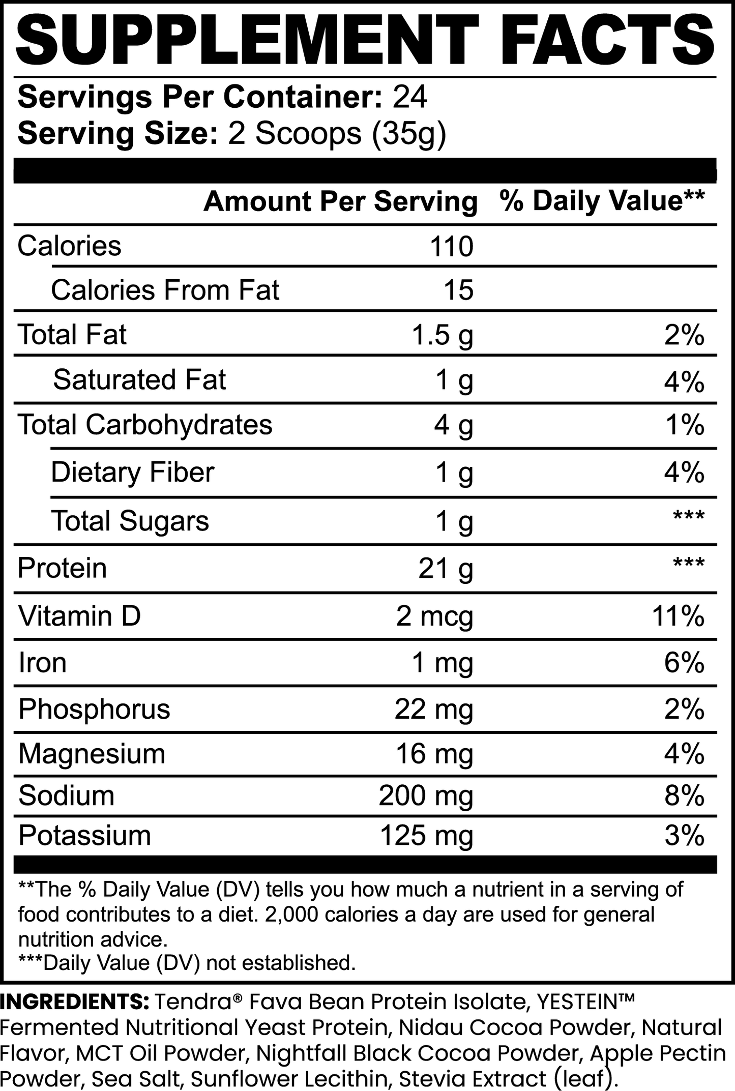 PLANT PROTEIN - CHOCOLATE