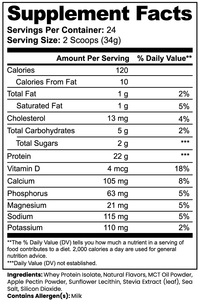 ADVANCED WHEY PROTEIN ISOLATE - VANILLA