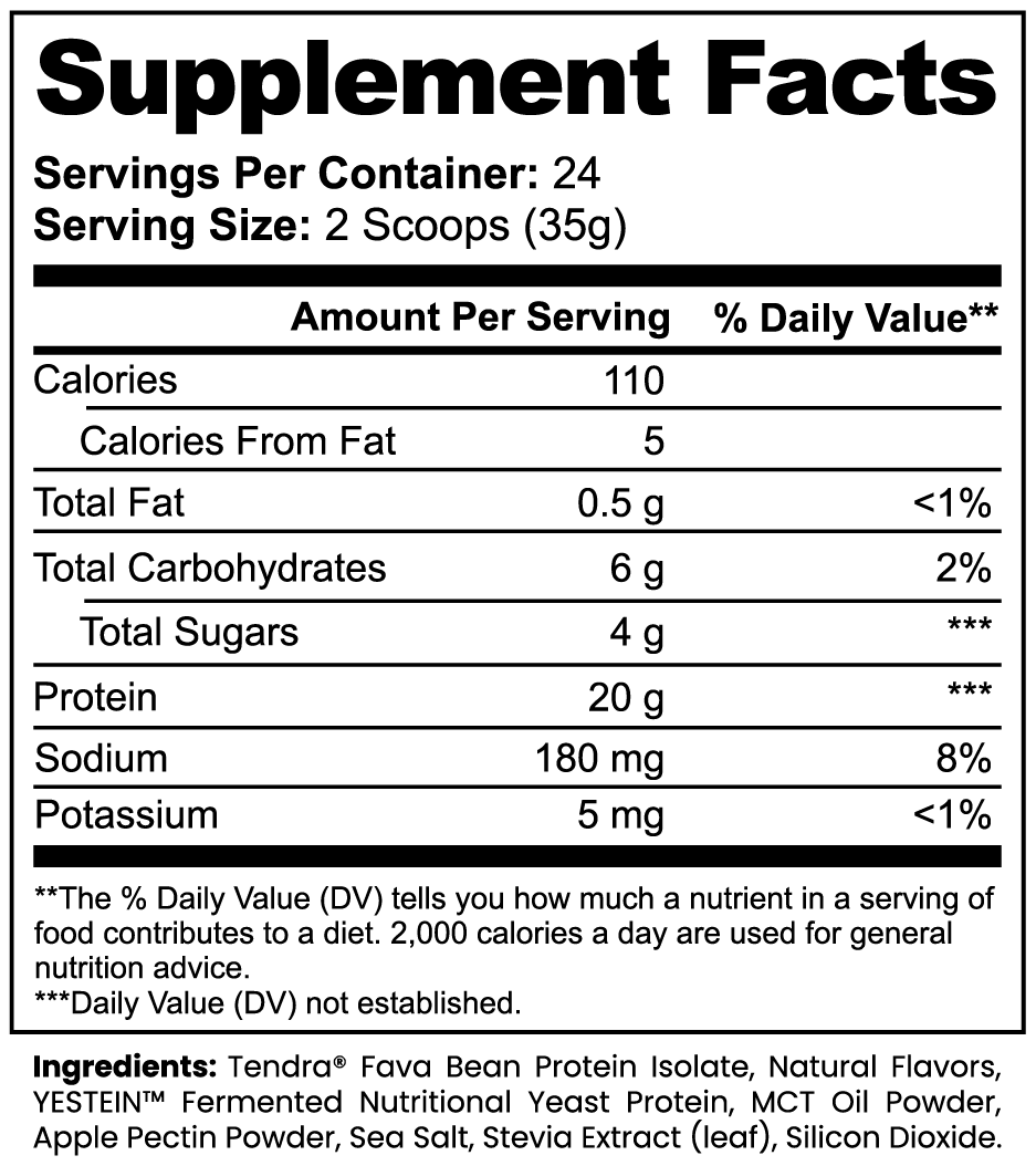 PLANT PROTEIN - VANILLA