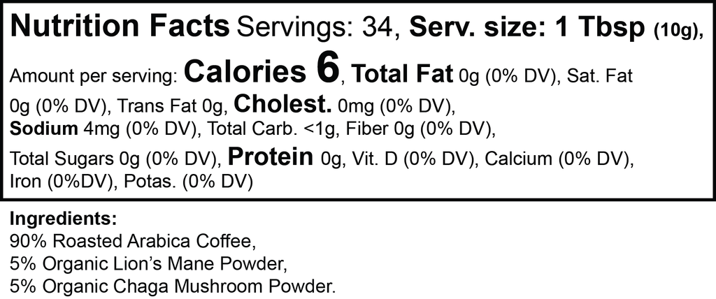 FOCUS MUSHROOM COFFEE - MEDIUM ROAST